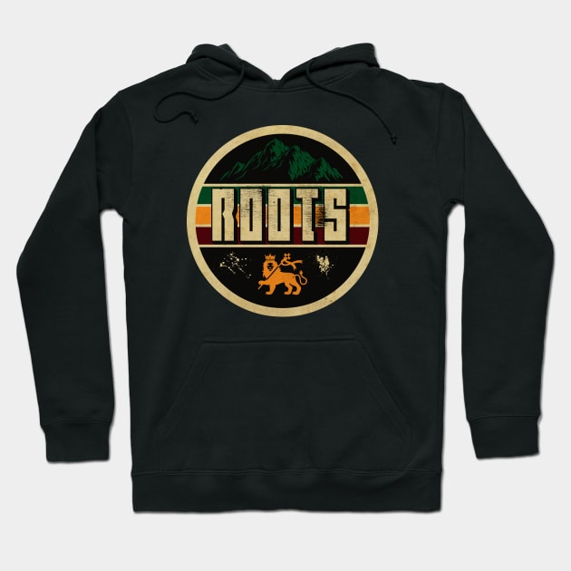 Rastafari Roots Hoodie by CTShirts